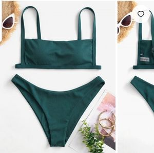 NWT Peacock Blue bikini